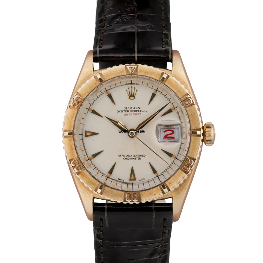 Rolex Datejust 6309 White ’Thunderbird’ Watches