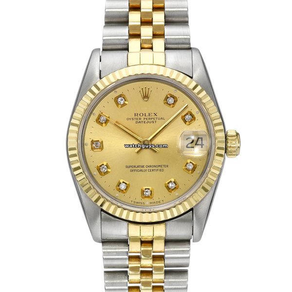 ロレックス 68273 2コマ YG ロレックス ⁄ ROLEX デイトジャスト
