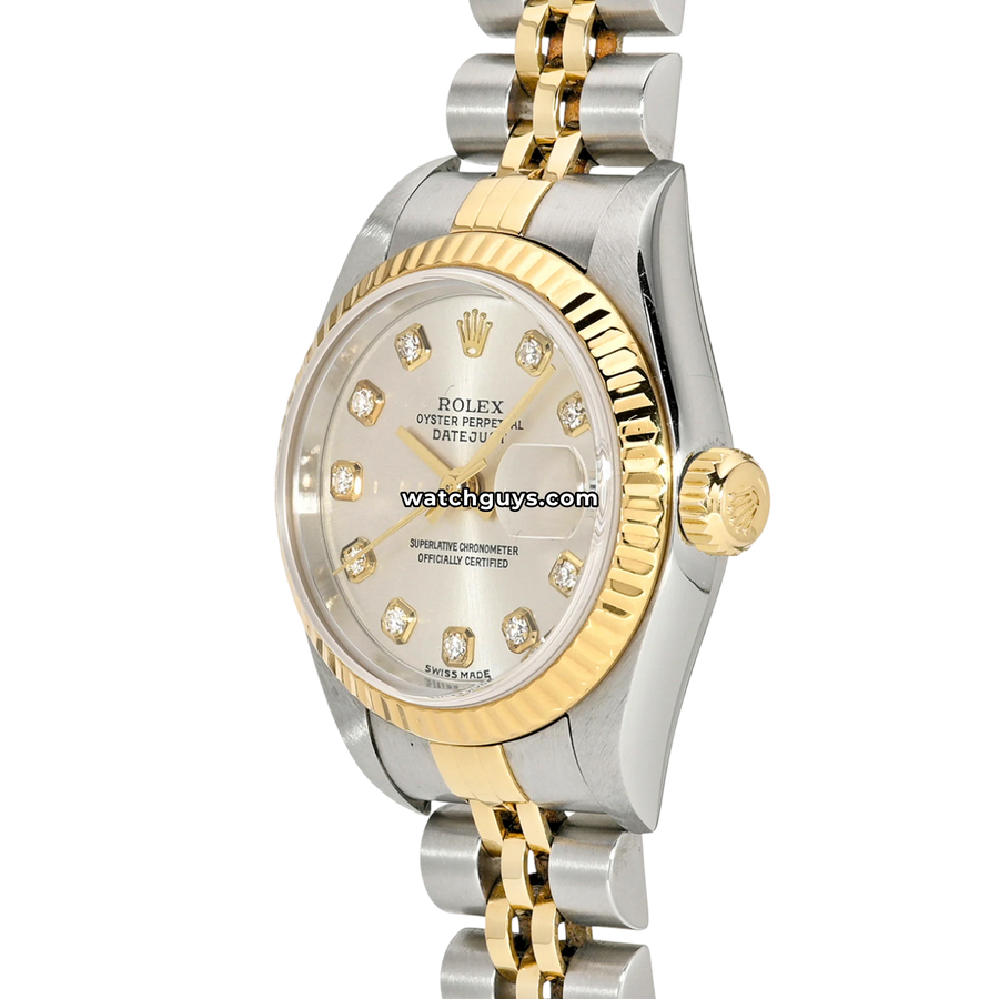 Rolex Datejust 69173 Silver Diamond Two Tone Jubilee - 100 Rolex Datejust 69173 Silver Diamond Two Tone Jubilee - 100