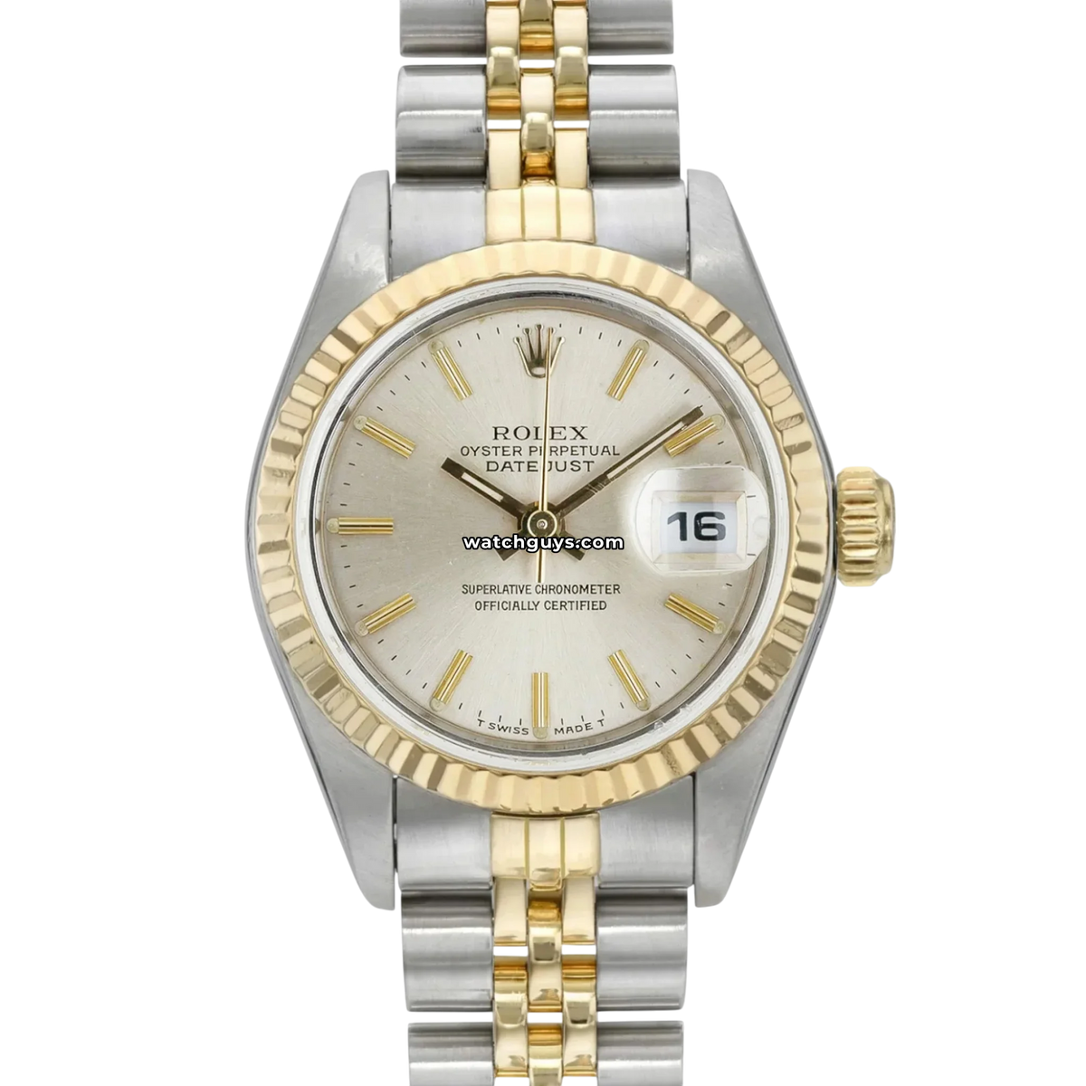Rolex Datejust 69173 Silver Two Tone - 100% Authentic – WatchGuys