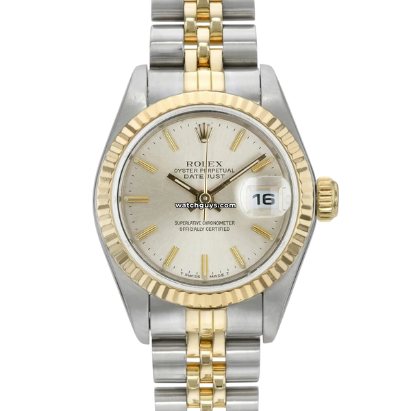 Rolex Datejust 69173 Silver Two Tone - 100% Authentic