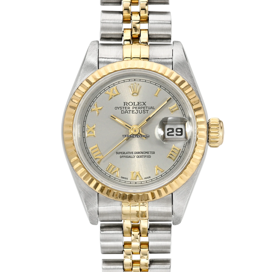 Rolex Datejust 69173 Silver Roman Jubilee Watches