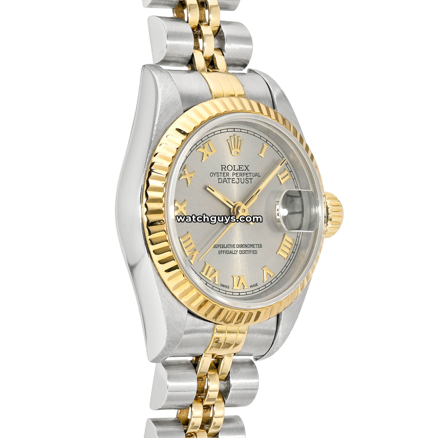 Rolex Datejust 69173 Silver Roman Two Tone - 100% Authentic Rolex Datejust 69173 Silver Roman Two Tone - 100% Authentic