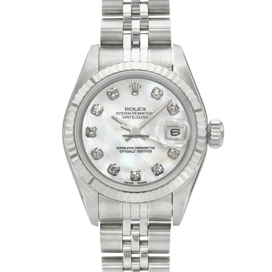 ROLEX DATEJUST 69174 10コマ Rolex Datejust 69174 Mother of Pearl – WatchGuys