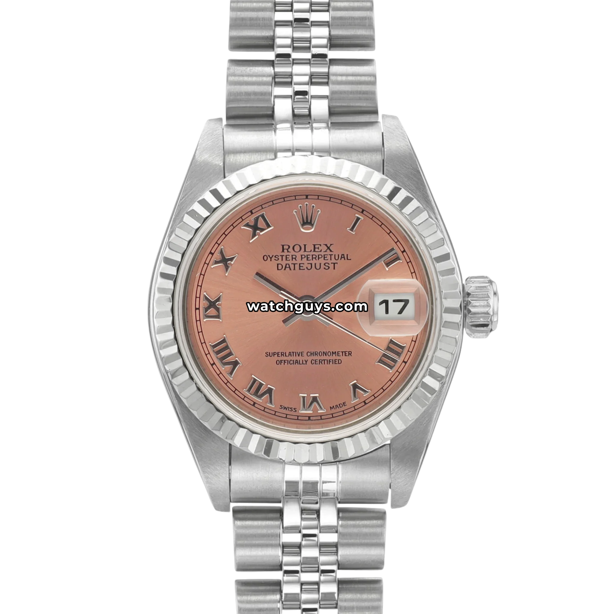 Rolex Datejust 79174 Pink Roman 26mm Stainless Steel – WatchGuys