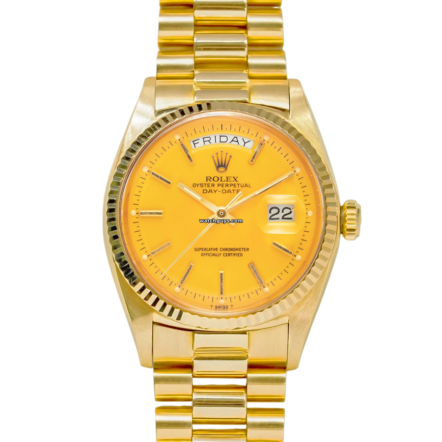 Rolex Day Date 1803 Yellow Stella Watches
