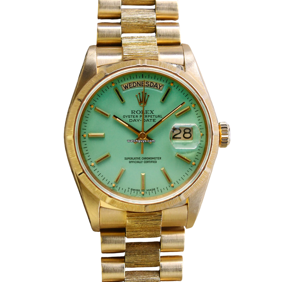 Rolex Day Date 18078 Seafoam Stella Watches