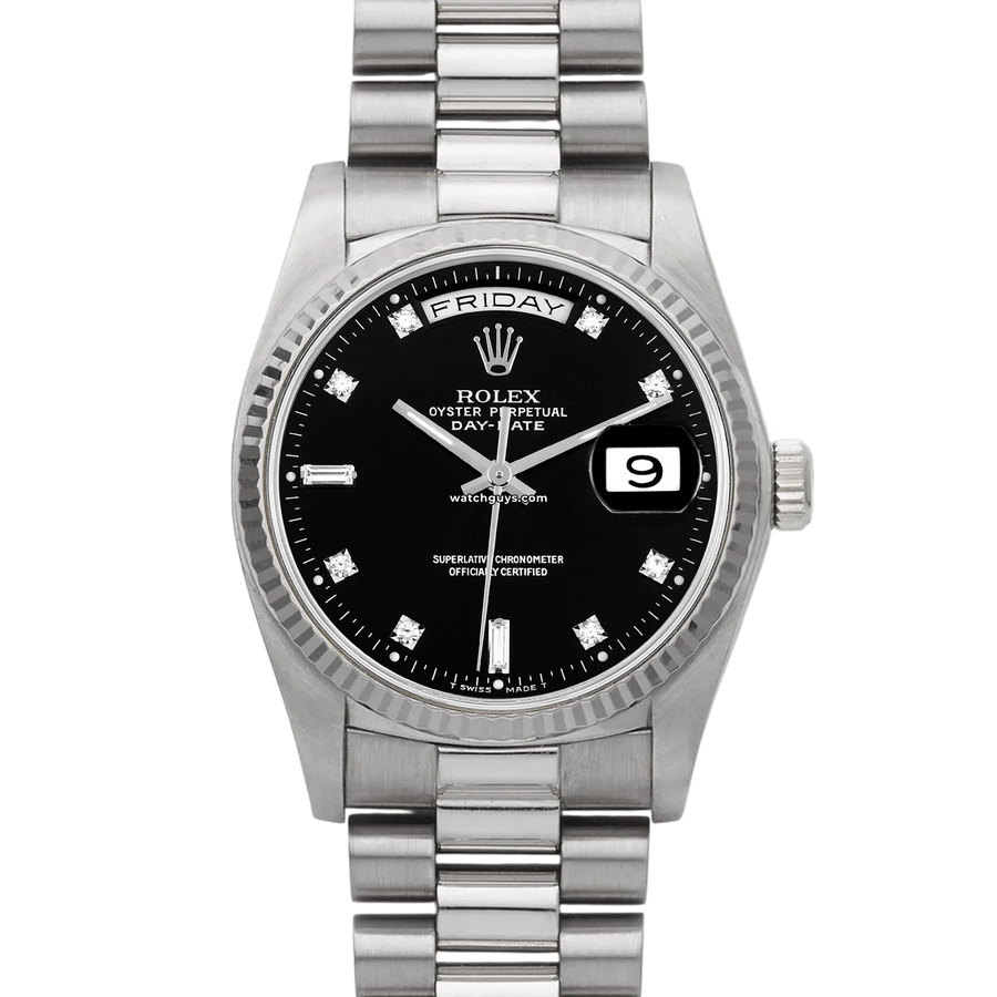 Rolex Day Date 18239 Black Diamond