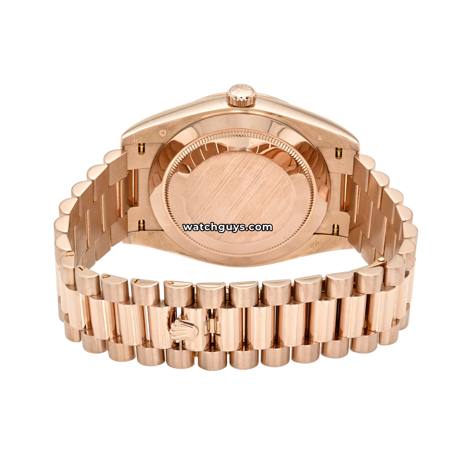 Rolex Day-Date 228235 40mm Chocolate Diamond Dial – WatchGuys