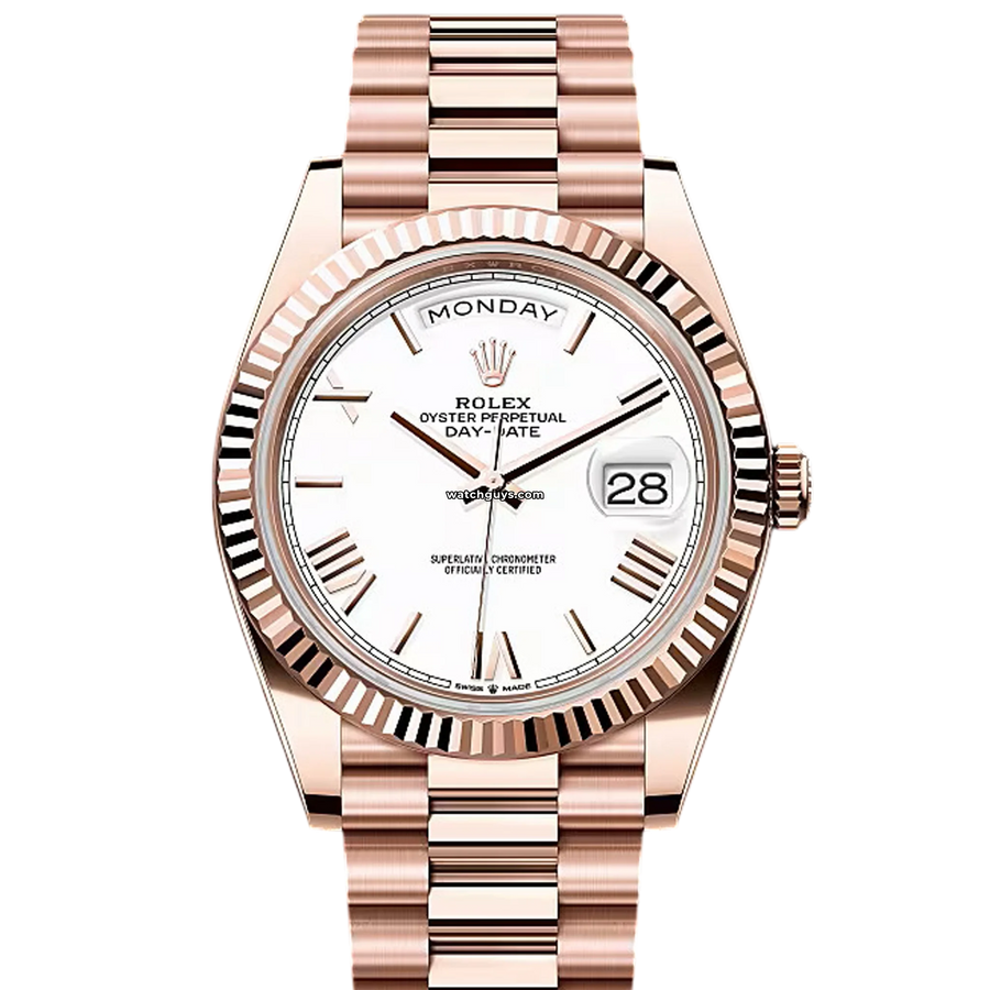 Rolex Day-Date 228235 White Roman President