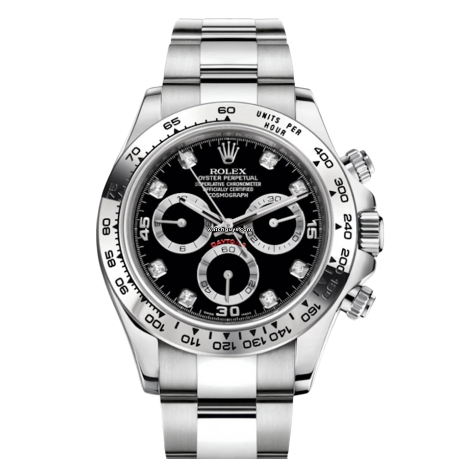 Rolex Daytona 116509 Black Diamond Watches