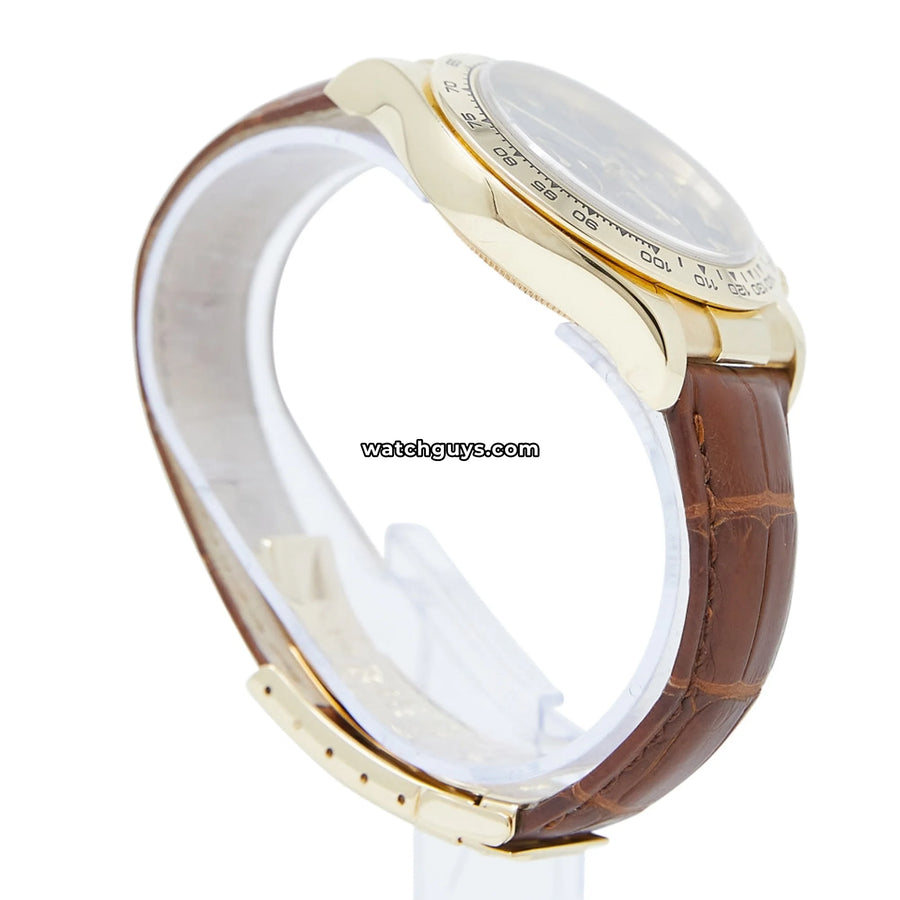 Rolex Daytona 116518 Mother of Pearl 40mm Yellow Gold – WatchGuys