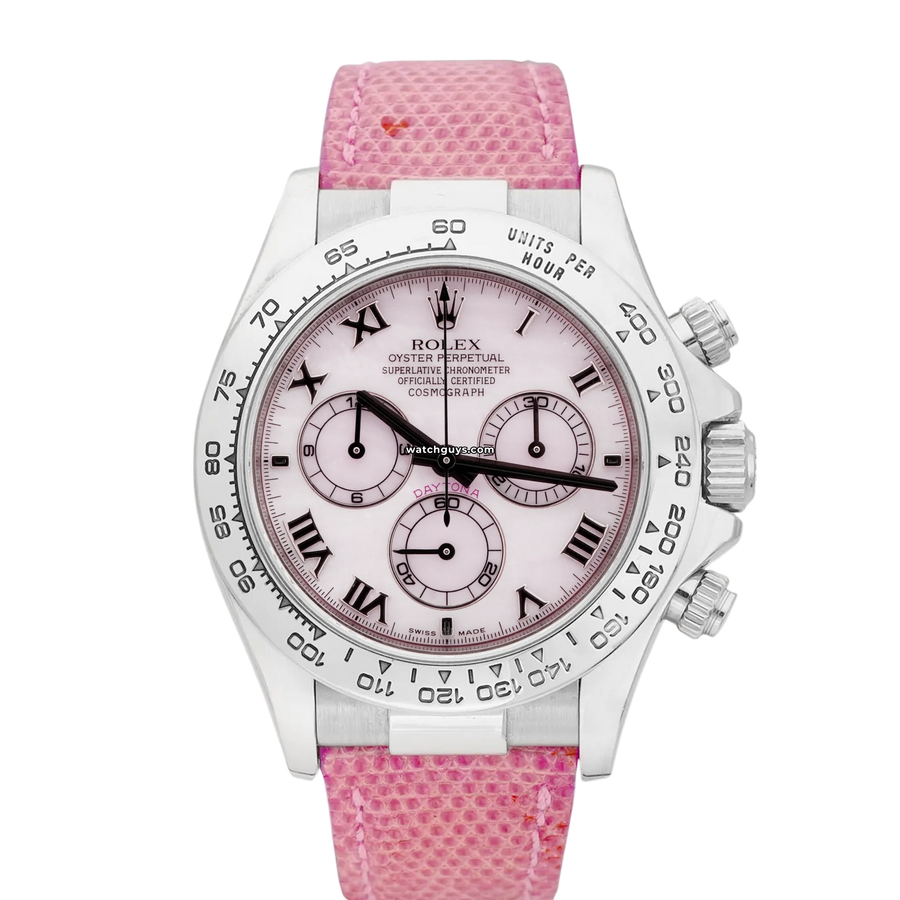 Rolex Daytona Beach 116519 Pink Mother of Pearl Watches