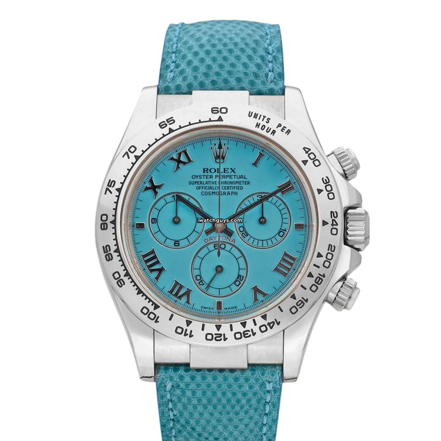 Rolex Daytona Beach 116519 Turquoise Watches