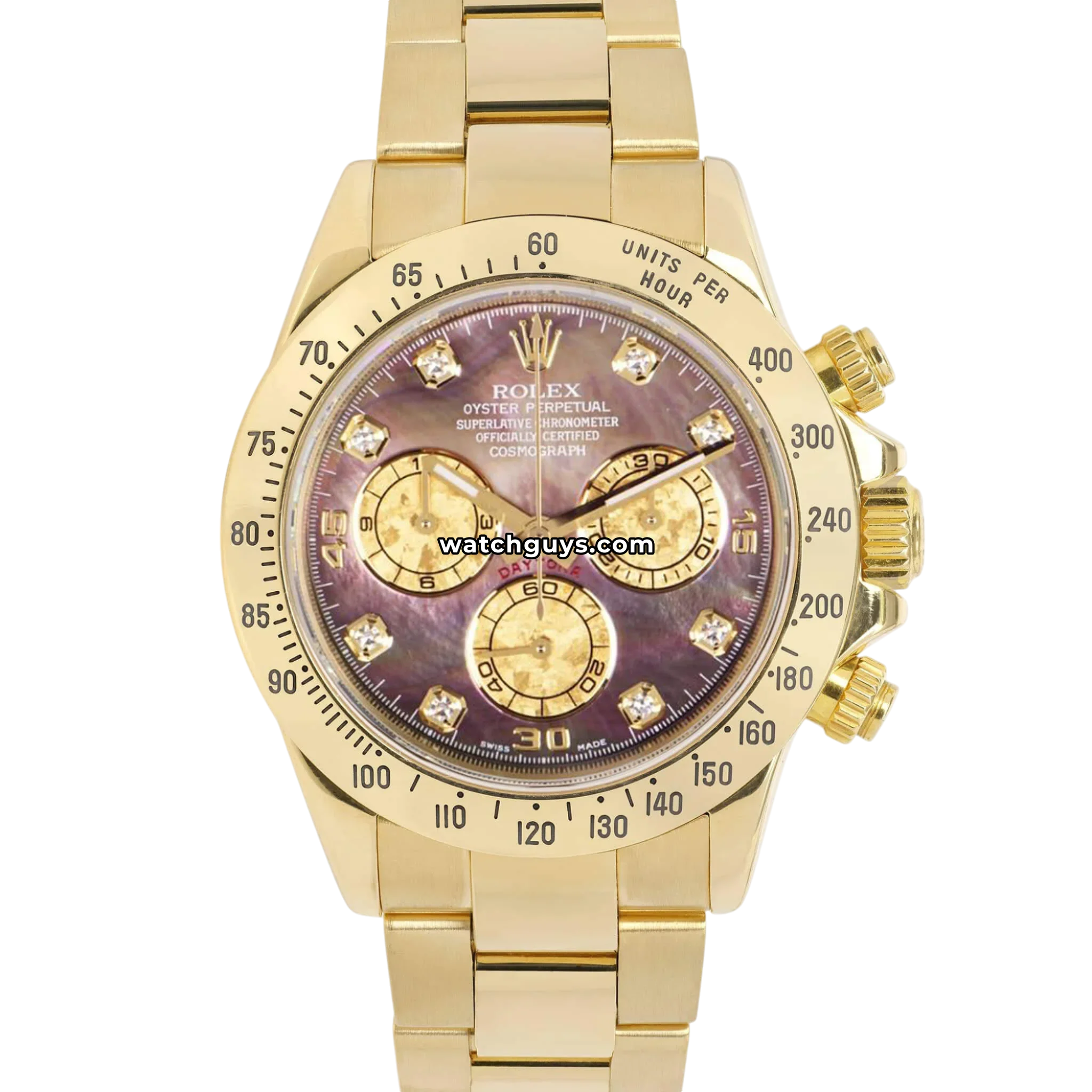 はるか様 116528-BLK Rolex Daytona Black Chronograph Dial Mens Automatic Watch