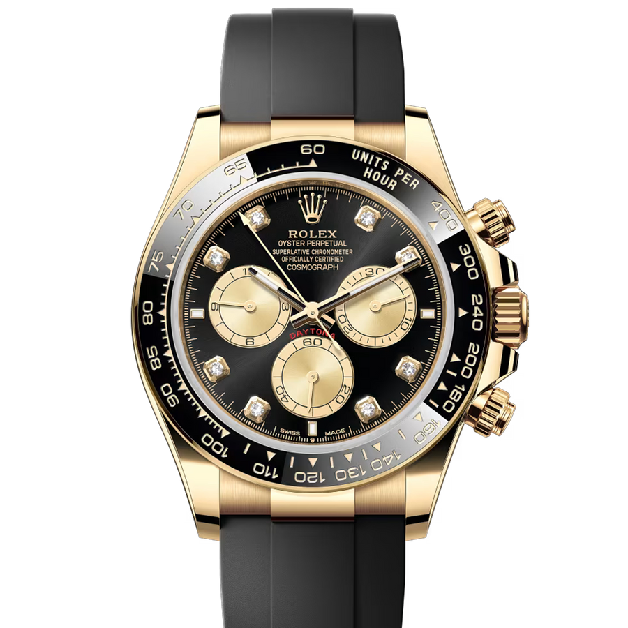 Rolex Daytona 126518 Black Diamond Oysterflex