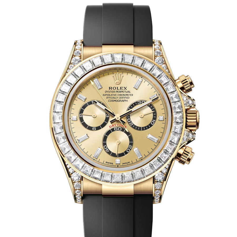 Rolex Daytona 126538TBR Champagne Diamond Oysterflex