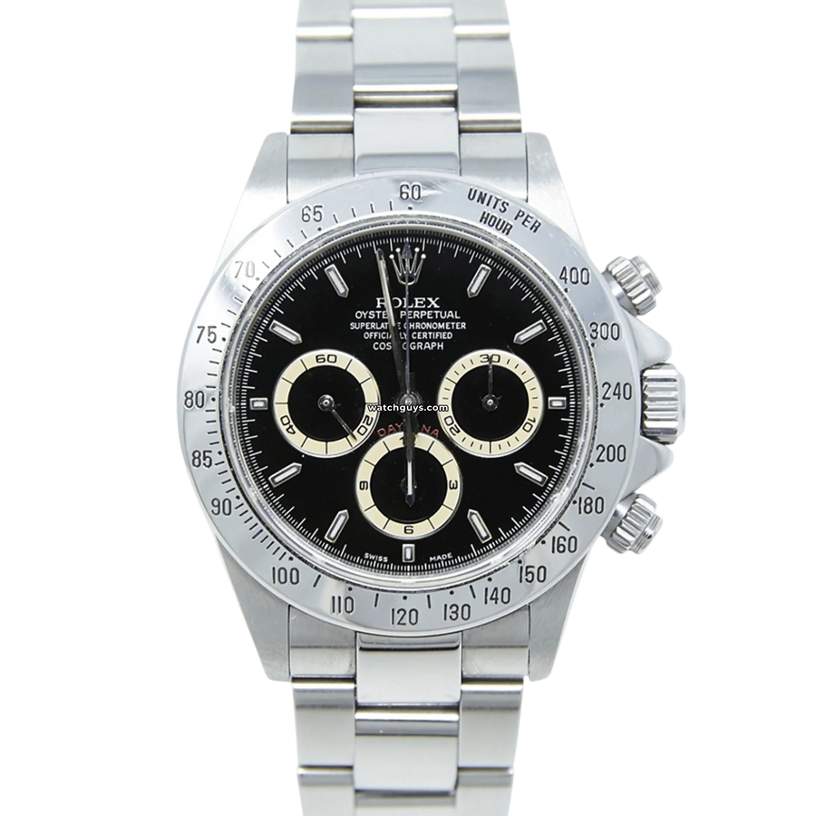 Rolex Daytona Zenith 16520 Black Watches