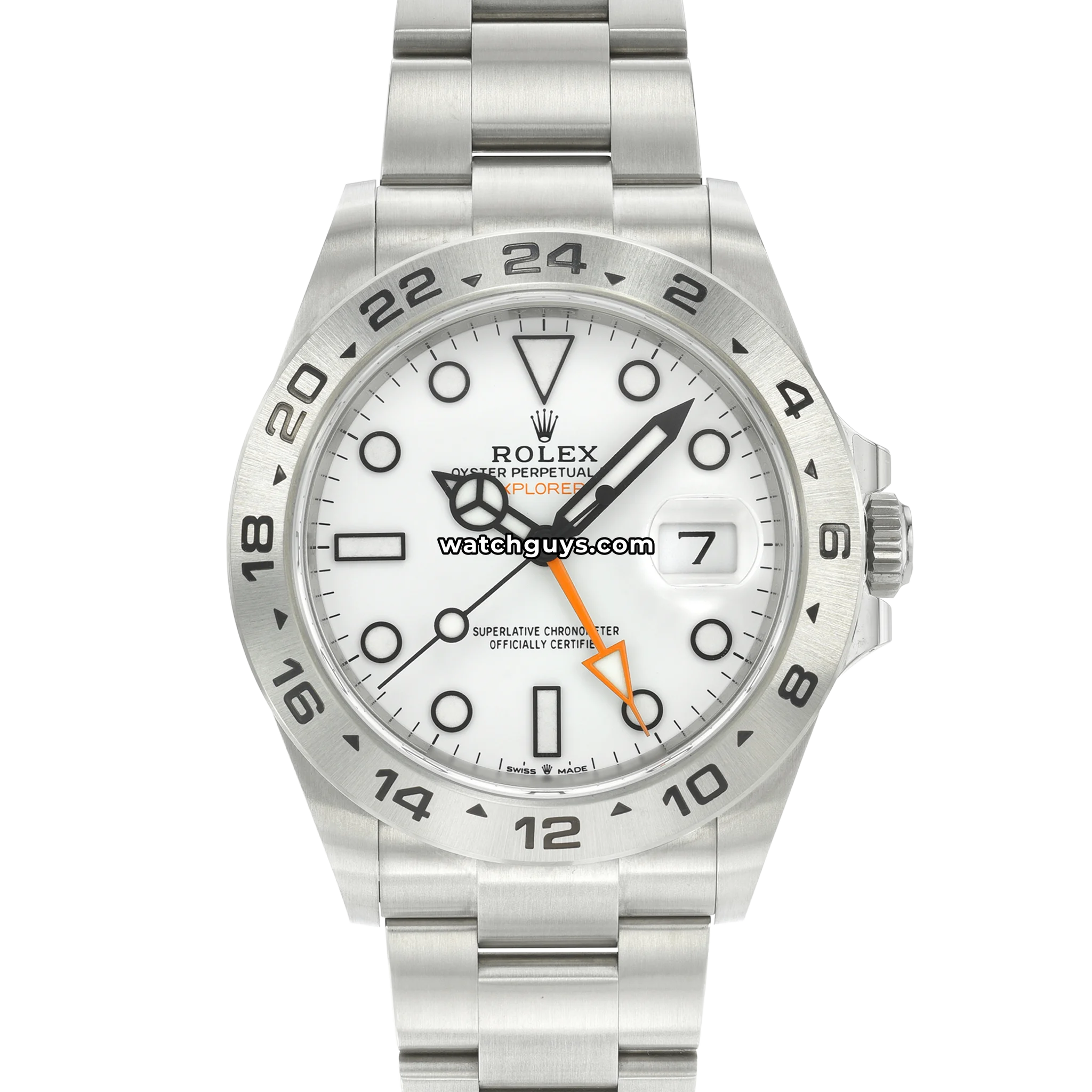 Rolex Explorer 226570 White 42mm Stainless Steel – WatchGuys