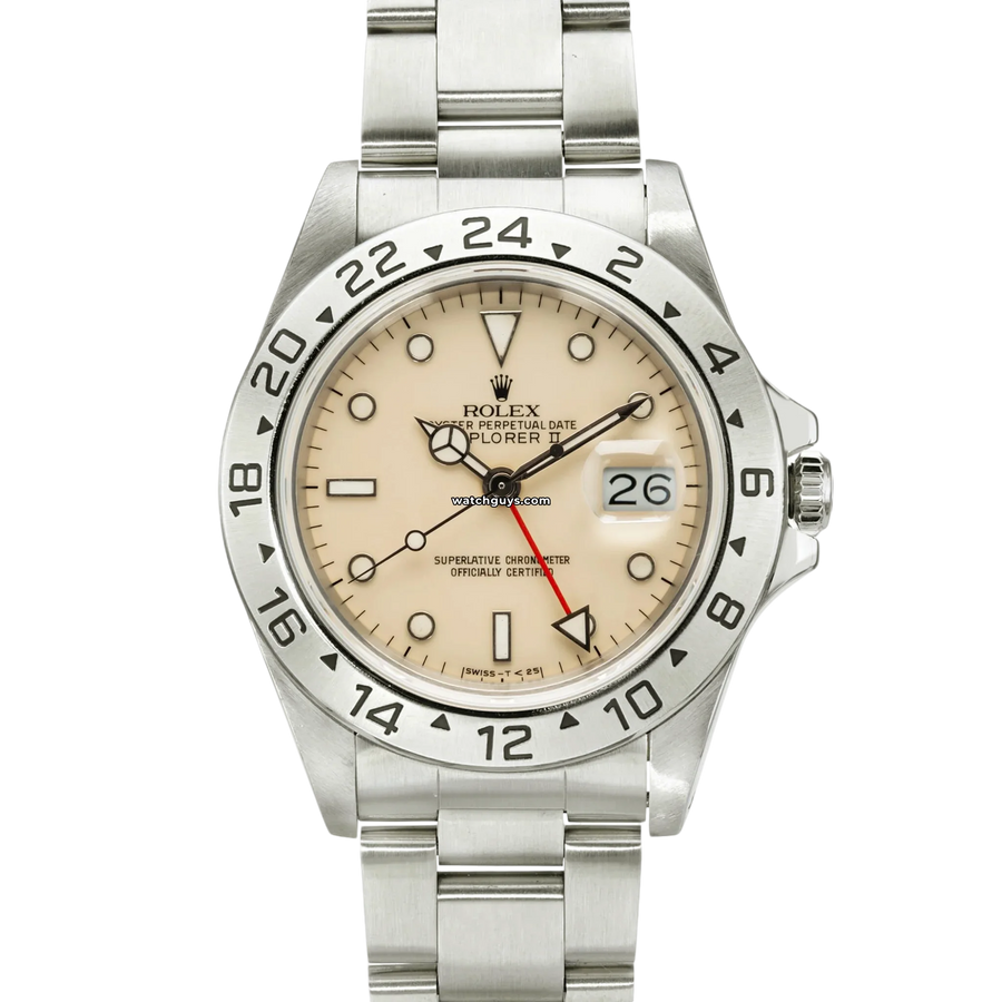 Rolex Explorer II 16550 Cream Rail Dial Watches