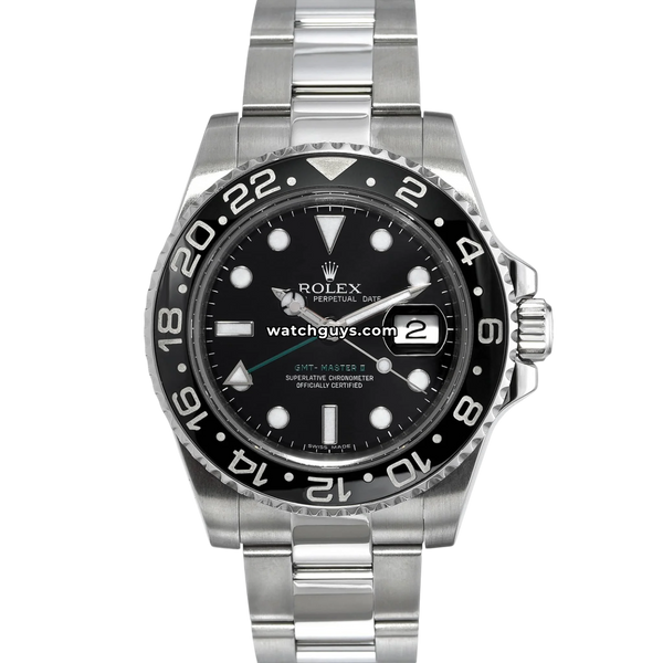 Rolex GMT-Master II 116710LN 40mm Black Dial – WatchGuys