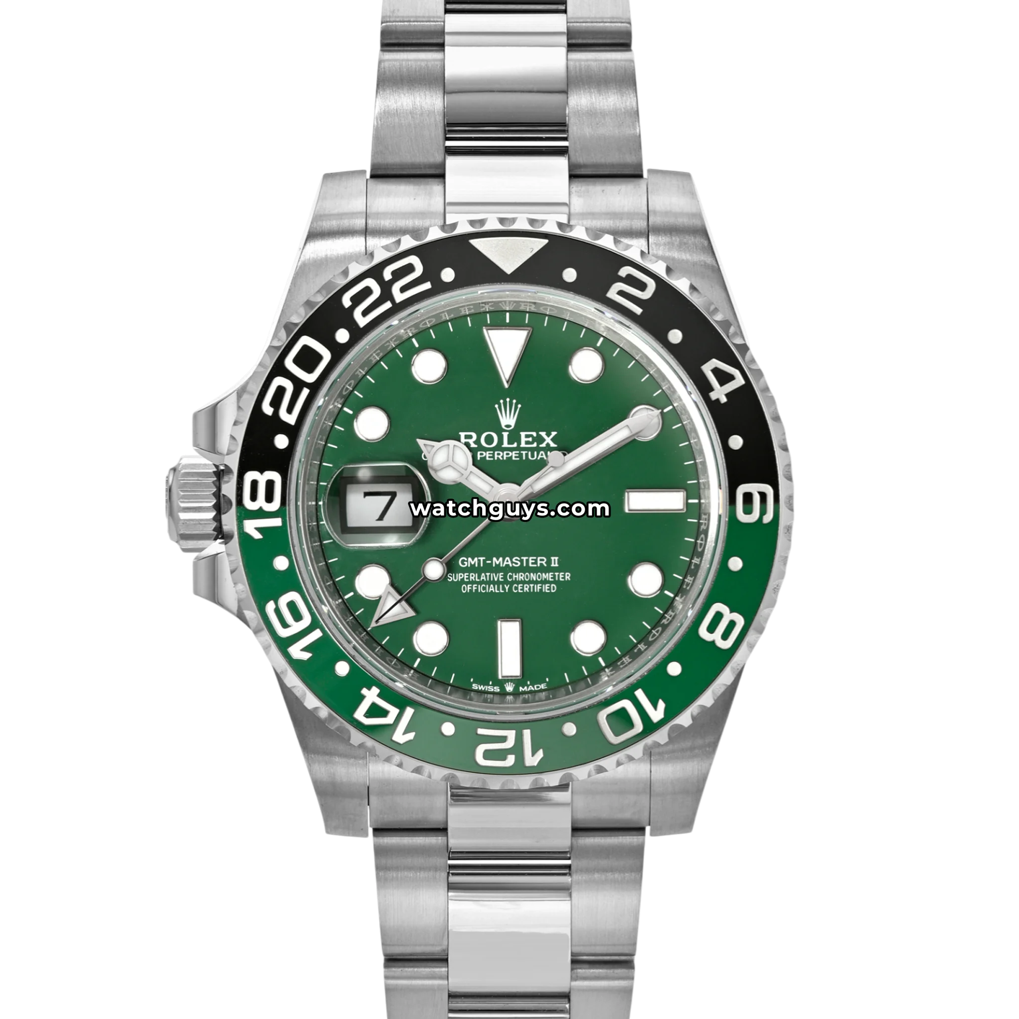 Rolex Sprite-Hulk: Shop GMT-Master II 126729VTNR | WatchGuys