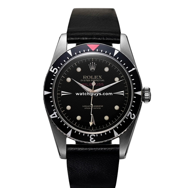 Rolex Milgauss 6543 Honeycomb Dial 48mm Stainless Steel – WatchGuys