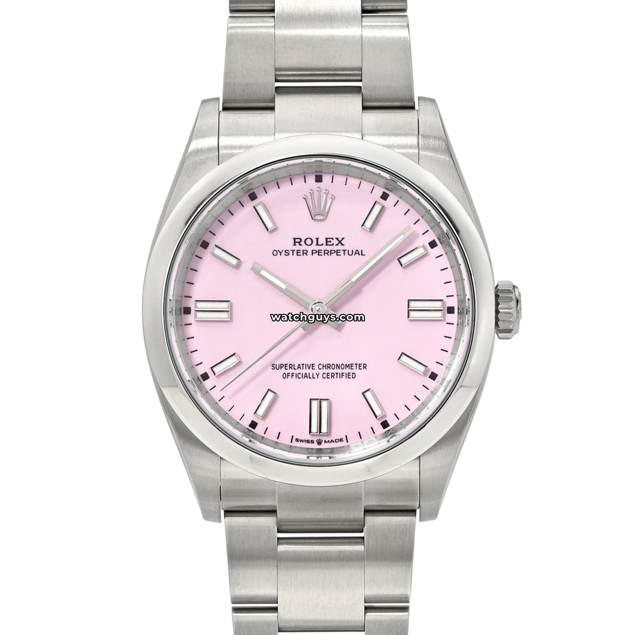 Rolex Oyster Perpetual 126000 Candy Pink Oyster Watches