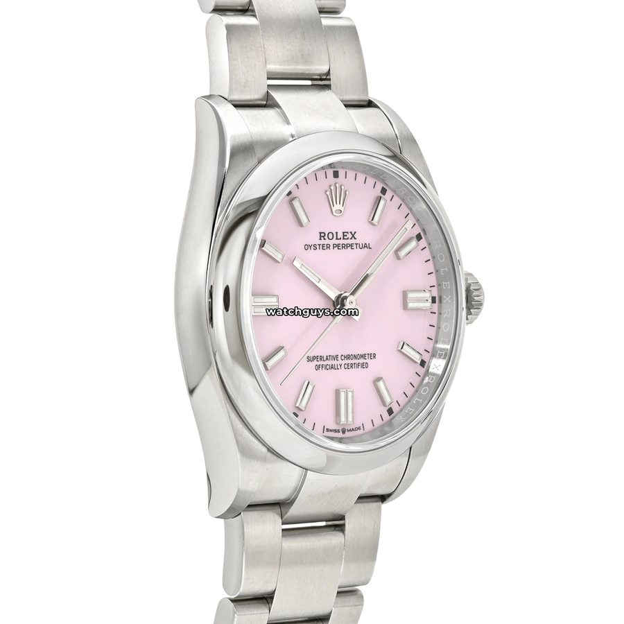 Rolex Oyster Perpetual 126000 Candy Pink Oyster Watches