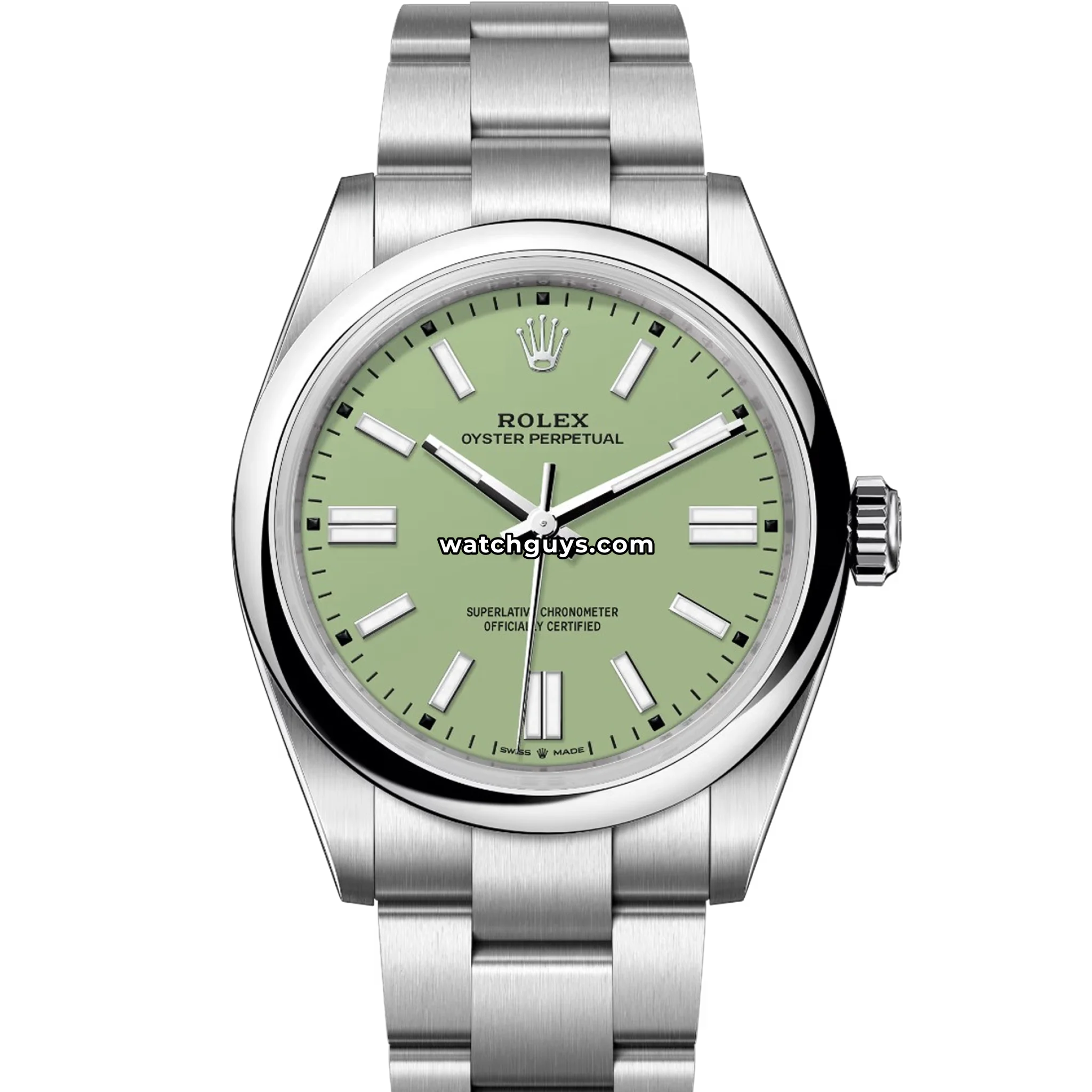 Rolex Oyster Perpetual 134300 41mm Pistachio Green – WatchGuys
