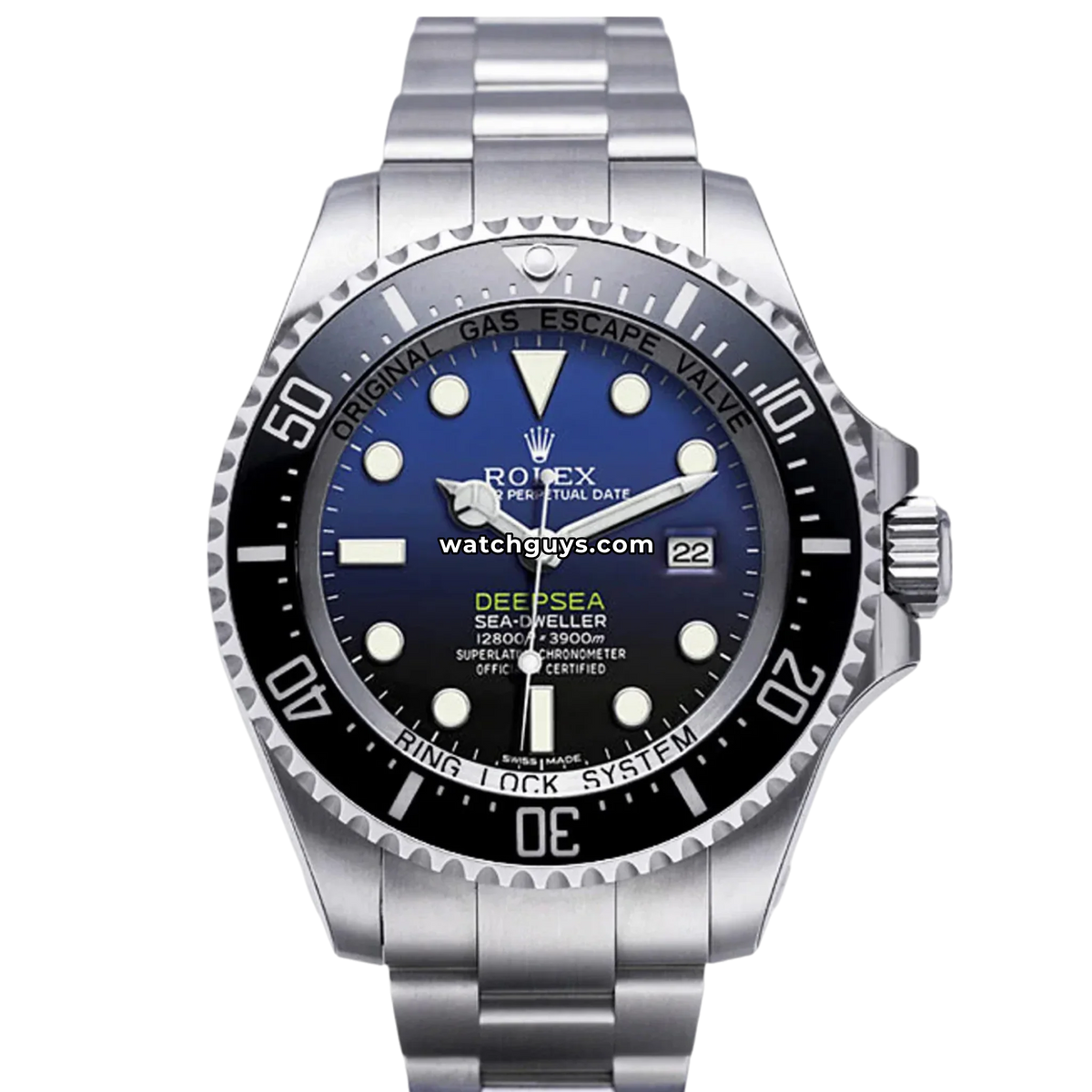 Rolex Sea-Dweller 116660 James Cameron 44mm Blue/Black – WatchGuys