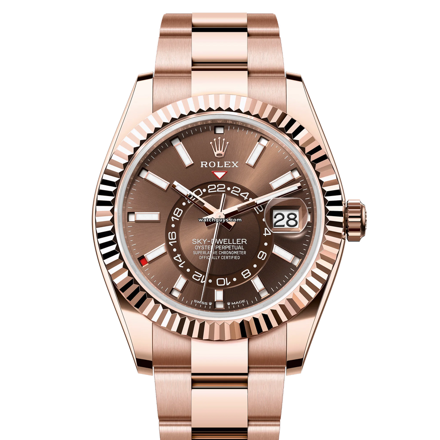 Rolex Sky Dweller 336935 Everose Chocolate Watches