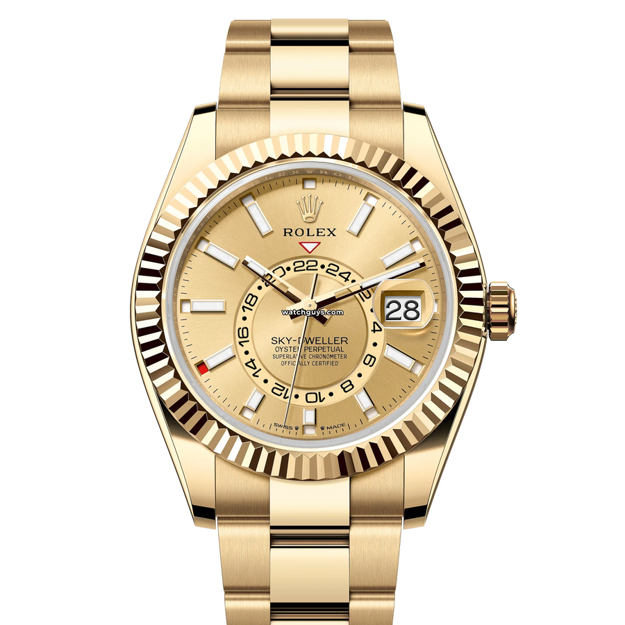 Rolex Sky Dweller 336938 Champagne Oyster Watches