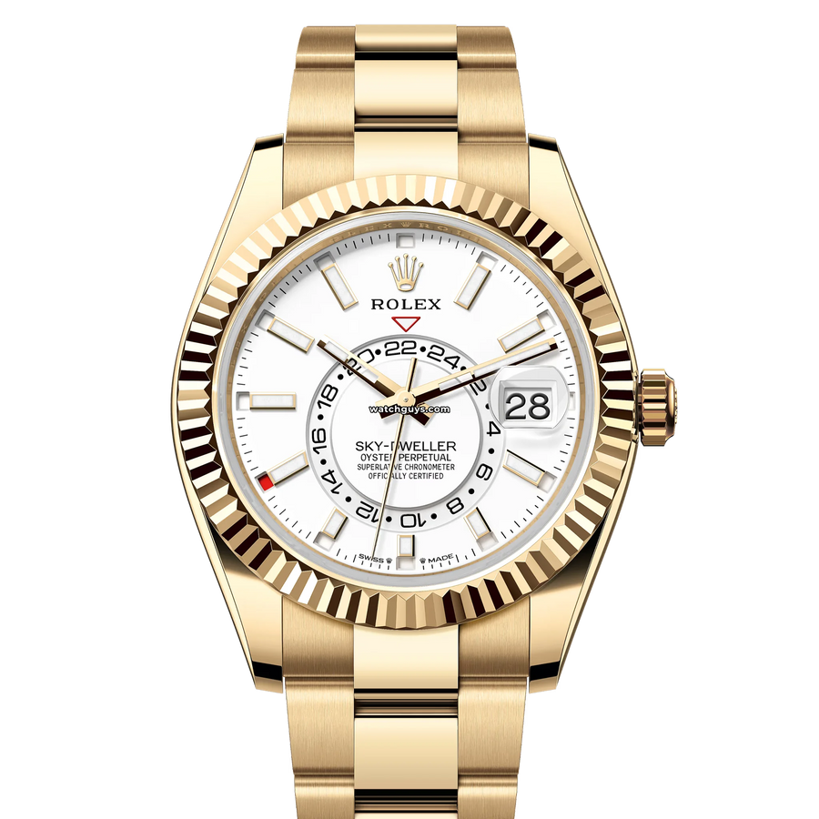 Rolex Sky Dweller 336938 White Oyster Watches
