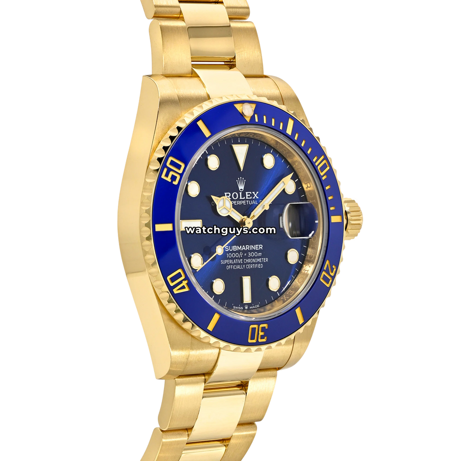 Rolex Submariner 126618LB Bluesy 18K Yellow Gold – WatchGuys