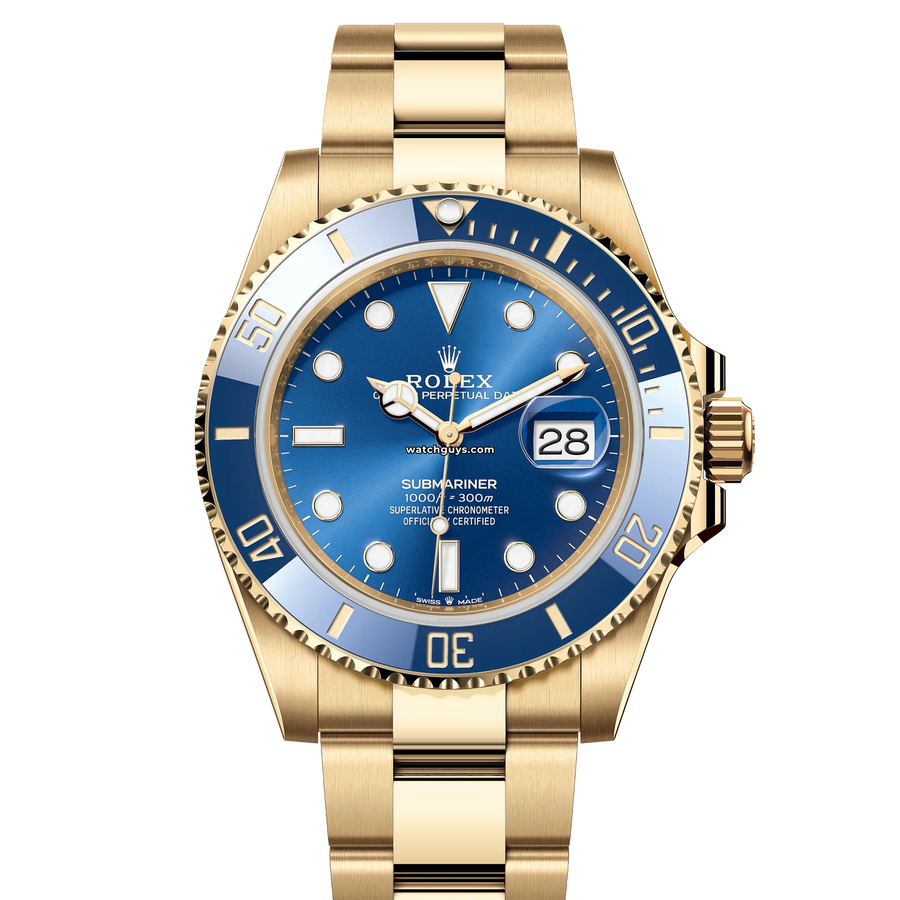 Rolex Submariner 126618LB Blue 18K Yellow Gold Watches