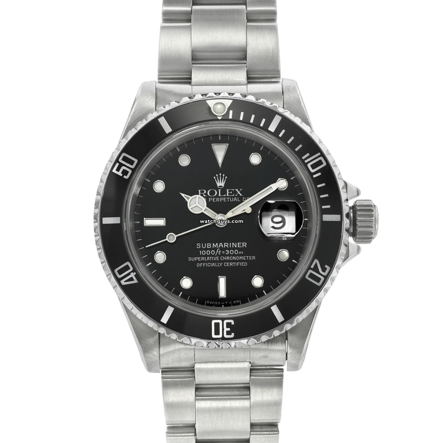 Rolex Submariner 16610 Stainless Steel Watches