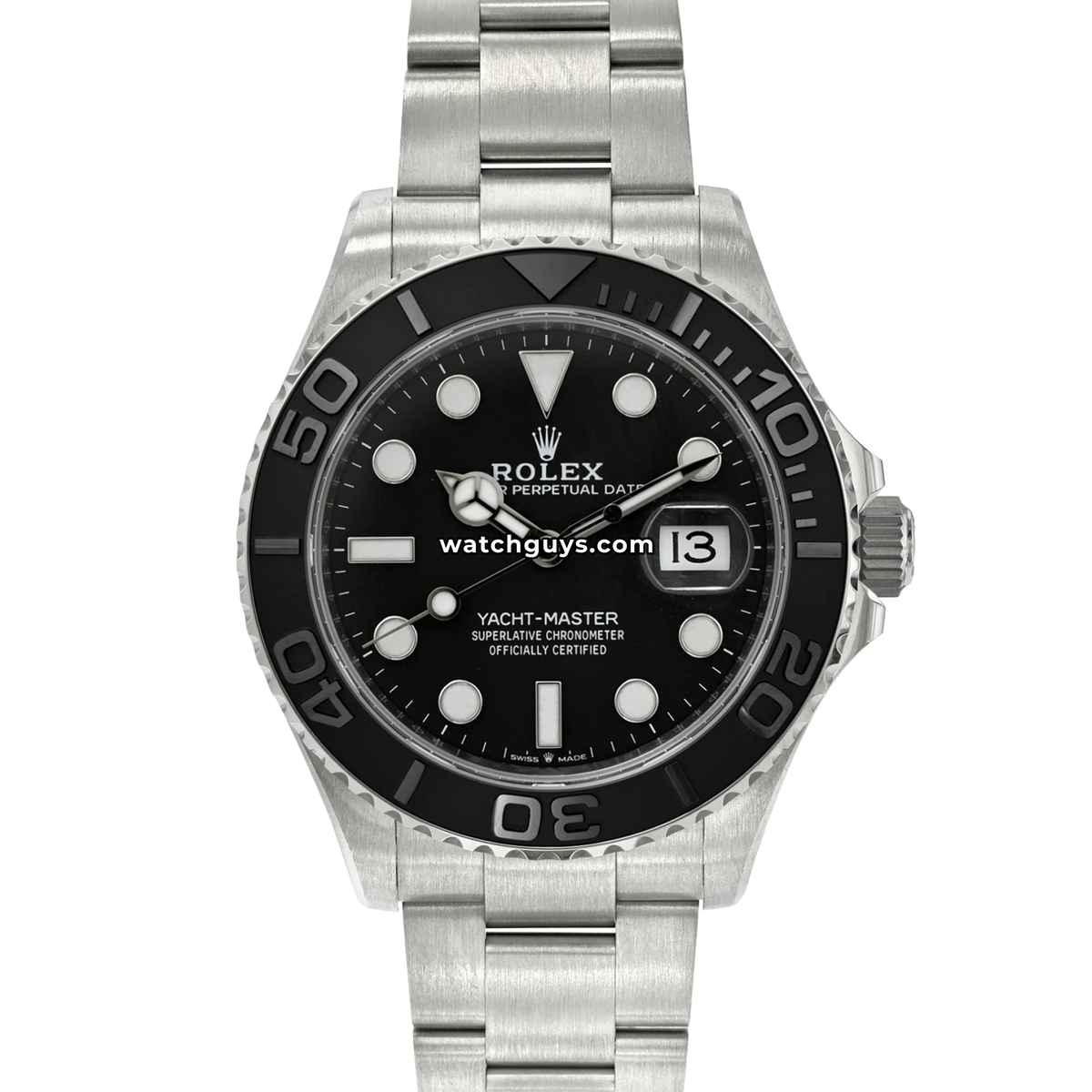 ルーク Rolex Yacht-Master 226627 42mm RLX Titanium Black Dial – WatchGuys