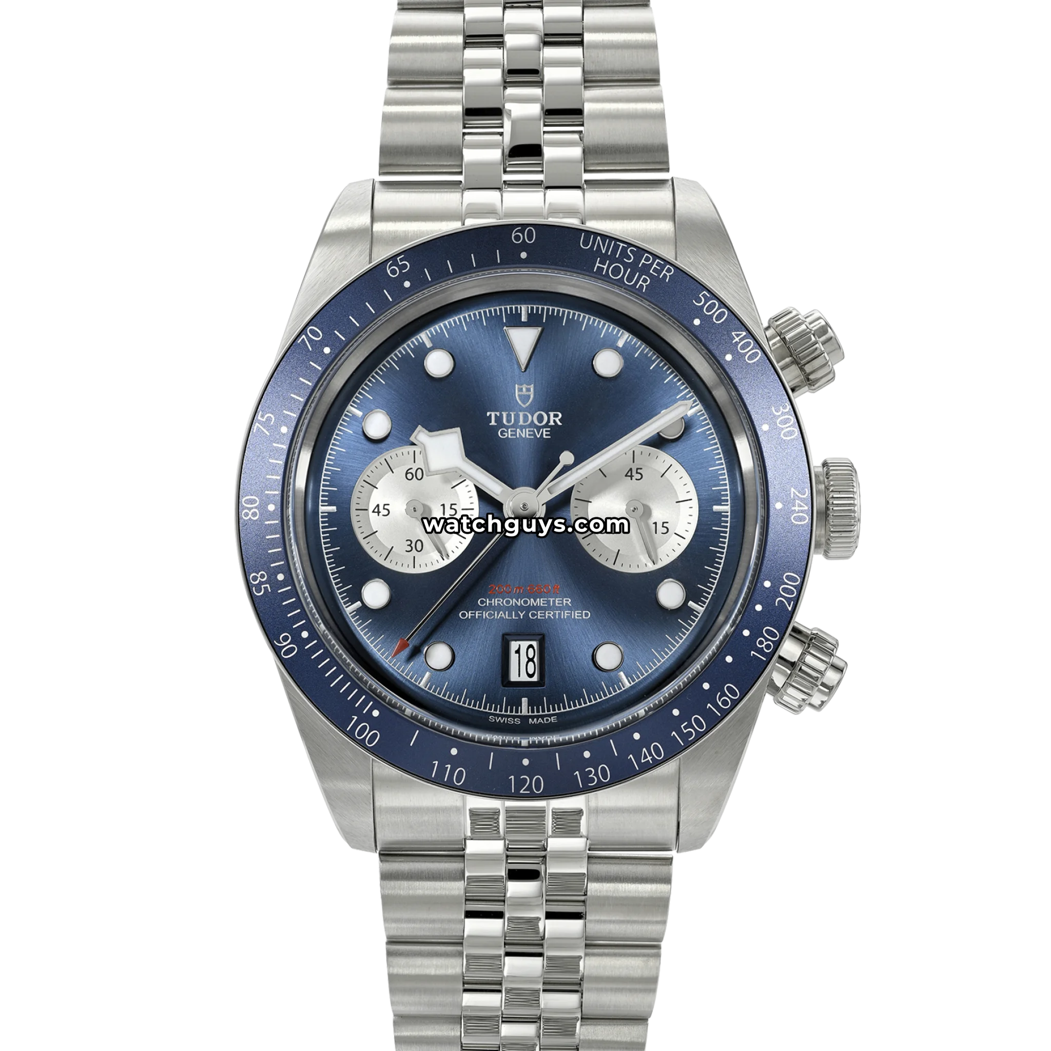 青蘭 Tudor Black Bay 79360B Chrono Blue Stainless Steel 41mm – WatchGuys