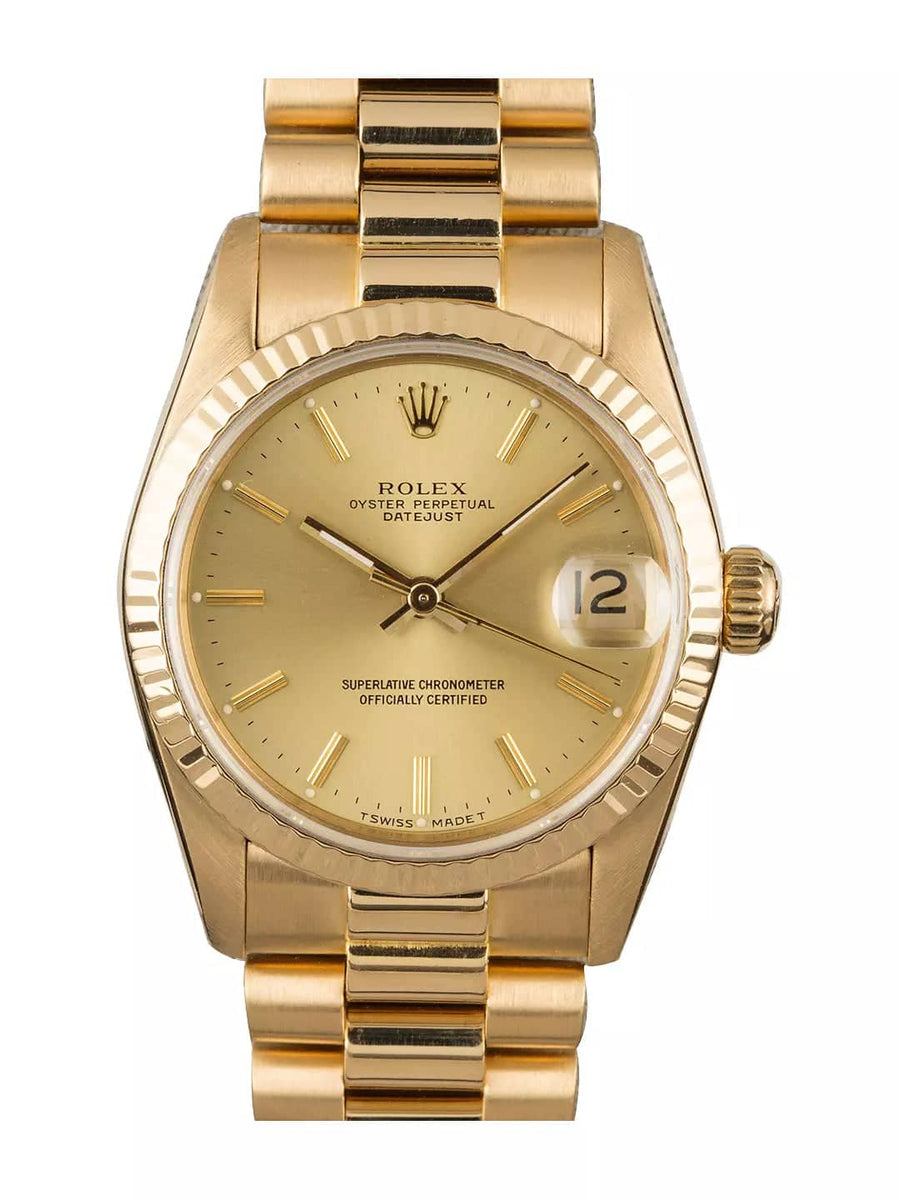 Rolex Datejust 68278 Champagne Dial