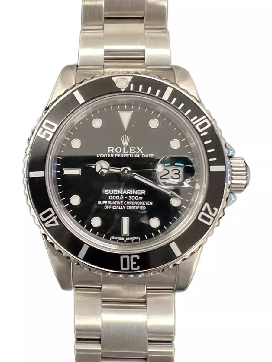 Rolex Submariner Date 16800 Black Dial