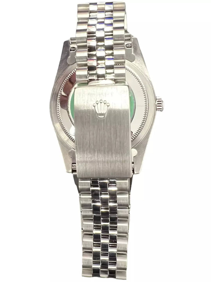 Rolex Datejust 16234 Silver Tapestry Dial
