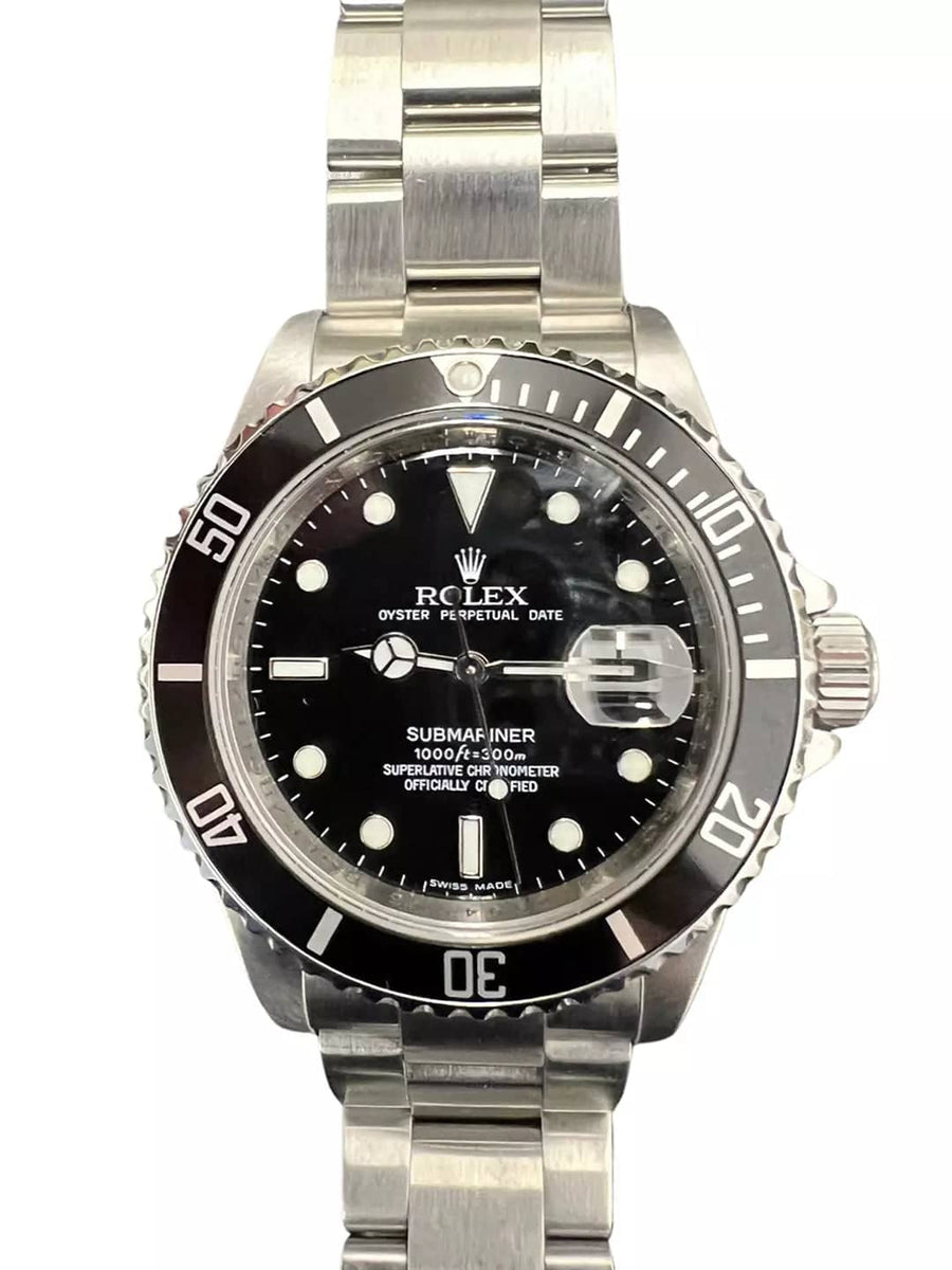 Rolex Submariner Date 16610 Black Dial